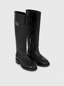 Сапоги Calvin Klein Rubber Sole Knee Boot W/Hw модель HW0HW01689-BEH Фото