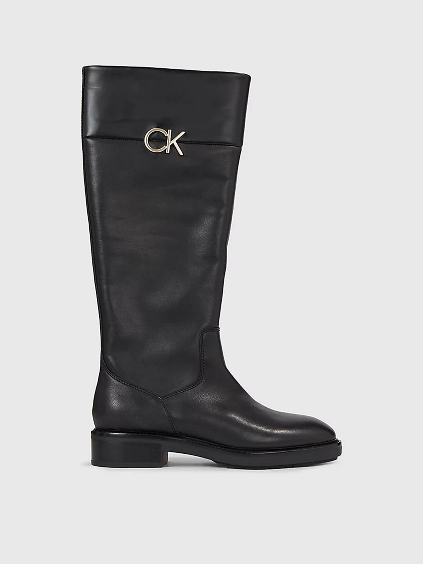 Чоботи Calvin Klein Rubber Sole Knee Boot W/Hw модель HW0HW01689-BEH Чоботи Calvin Klein Rubber Sole Knee Boot W/Hw модель HW0HW01689-BEH Фото