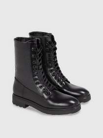 Ботинки Calvin Klein Cleat Combat Boot - Epi Mono Mix модель HW0HW01713-BEH Фото