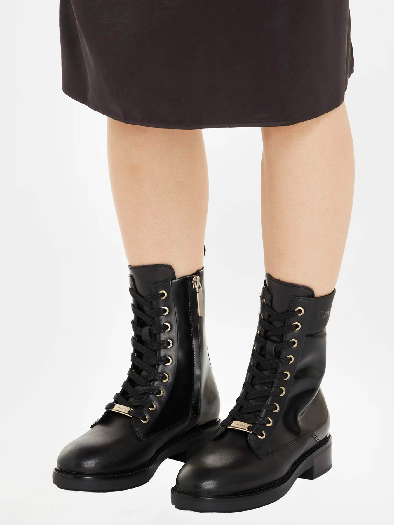Ботинки Calvin Klein Rubber Sole Combat Boot Lg Wl модель HW0HW01715-BEH Фото