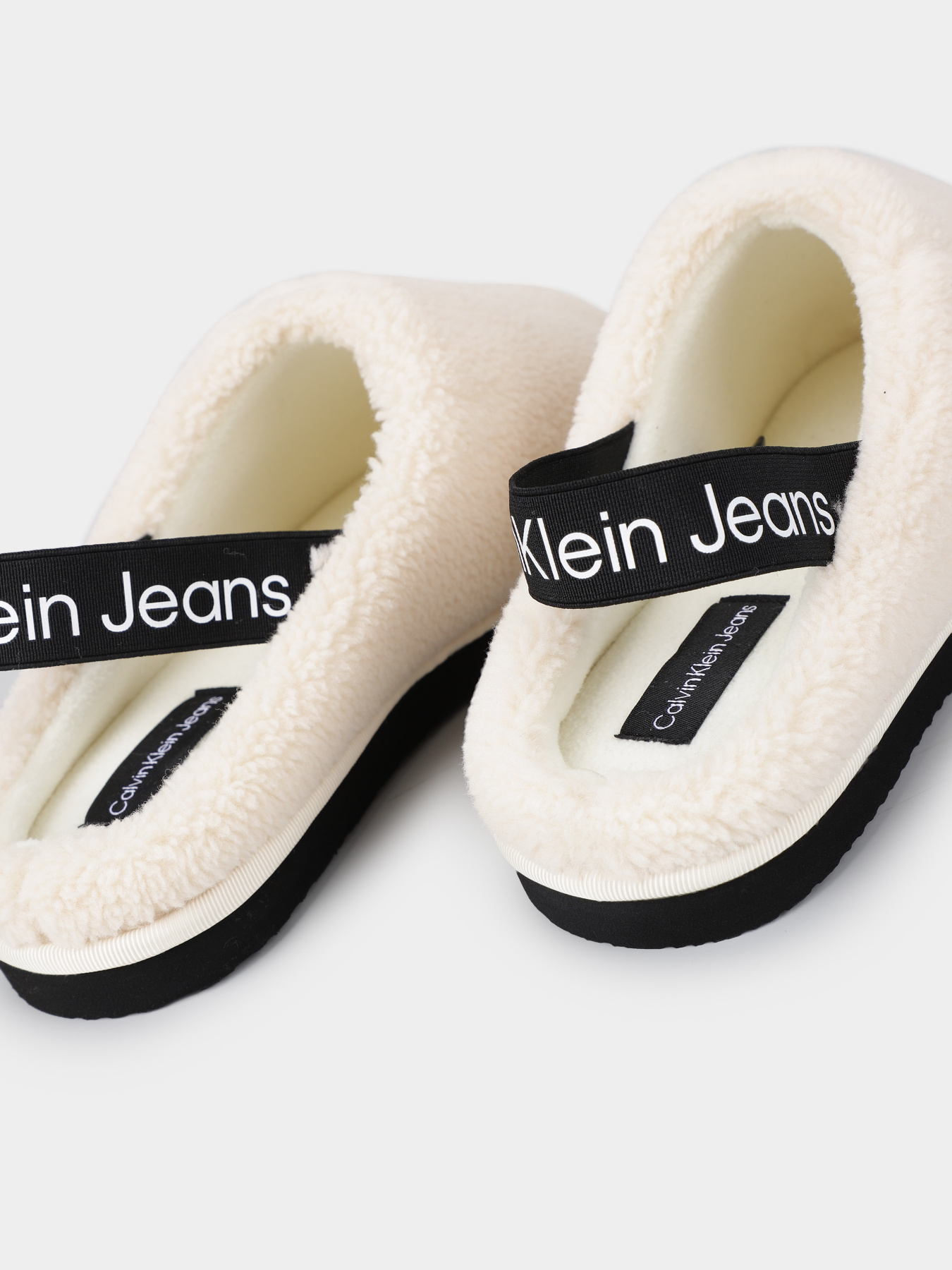 Тапки Calvin Klein Faux Shearling Slippers модель YW0YW01157-0LA Фото