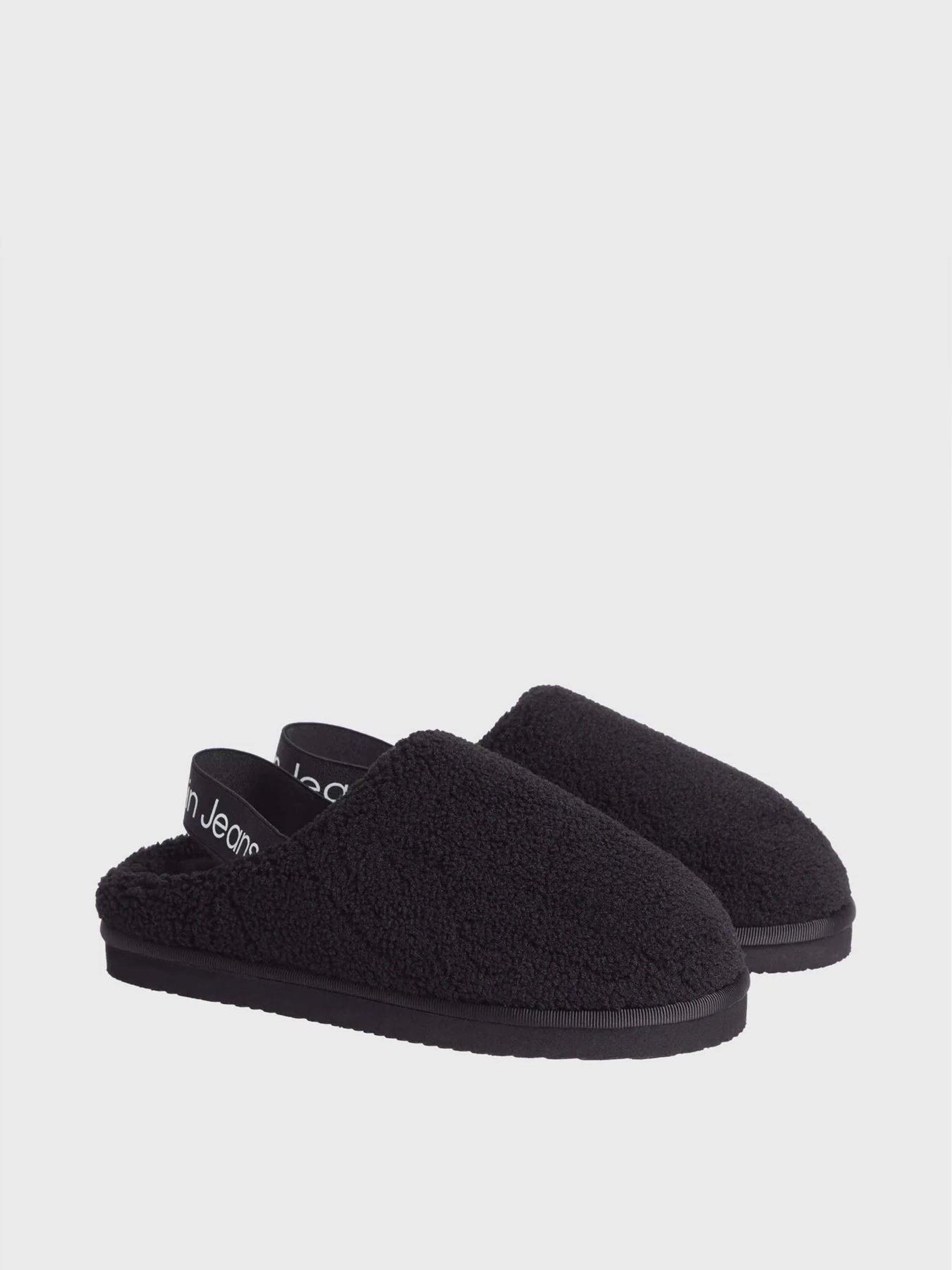 Тапки Calvin Klein Faux Shearling Slippers модель YW0YW01157-BEH Фото