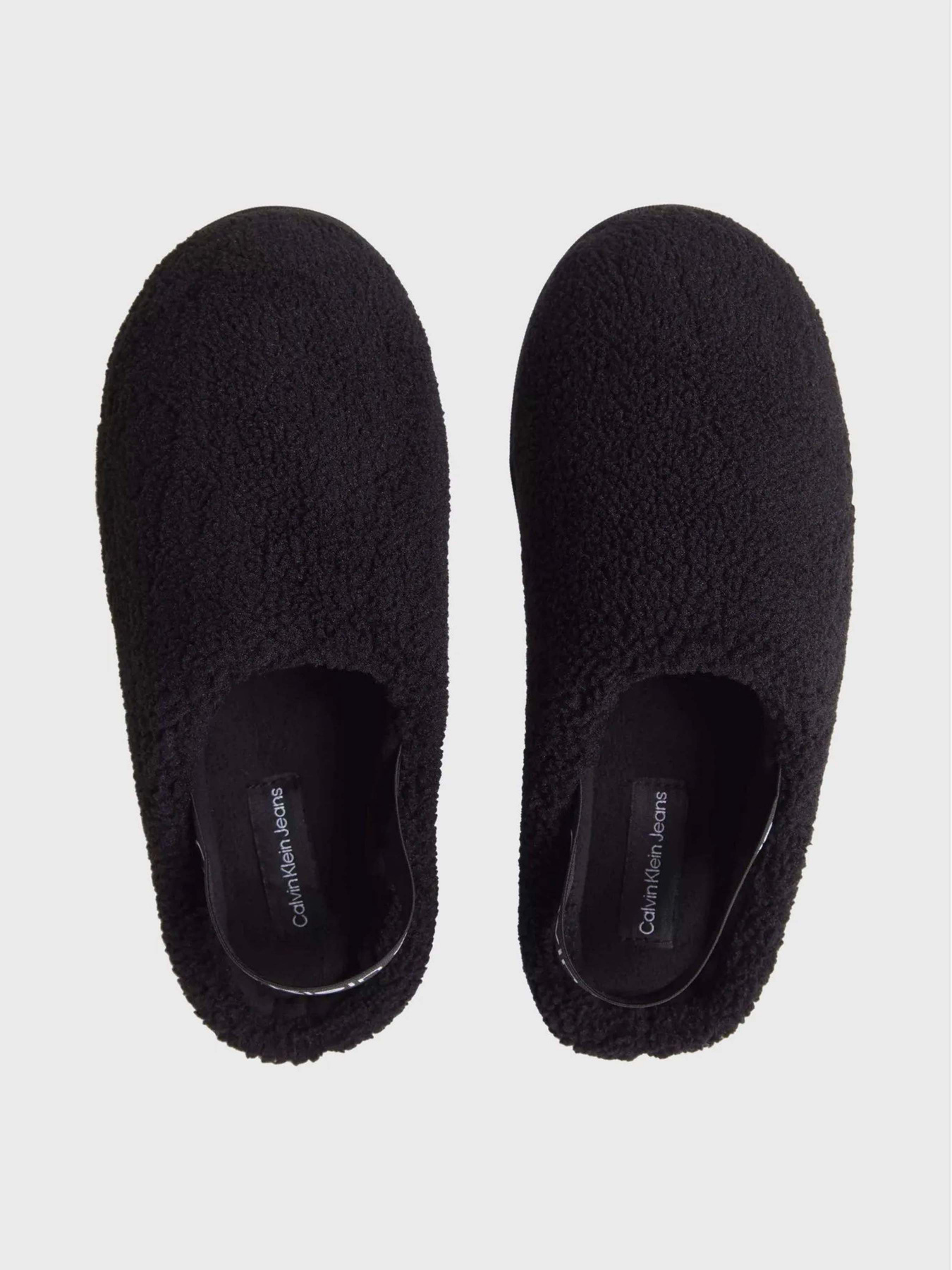 Тапки Calvin Klein Faux Shearling Slippers модель YW0YW01157-BEH Фото