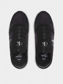 Кроссовки повседневные Calvin Klein Runner Sock Laceup Ny-Lth W модель YW0YW00840-01H Кроссовки повседневные Calvin Klein Runner Sock Laceup Ny-Lth W модель YW0YW00840-01H Фото