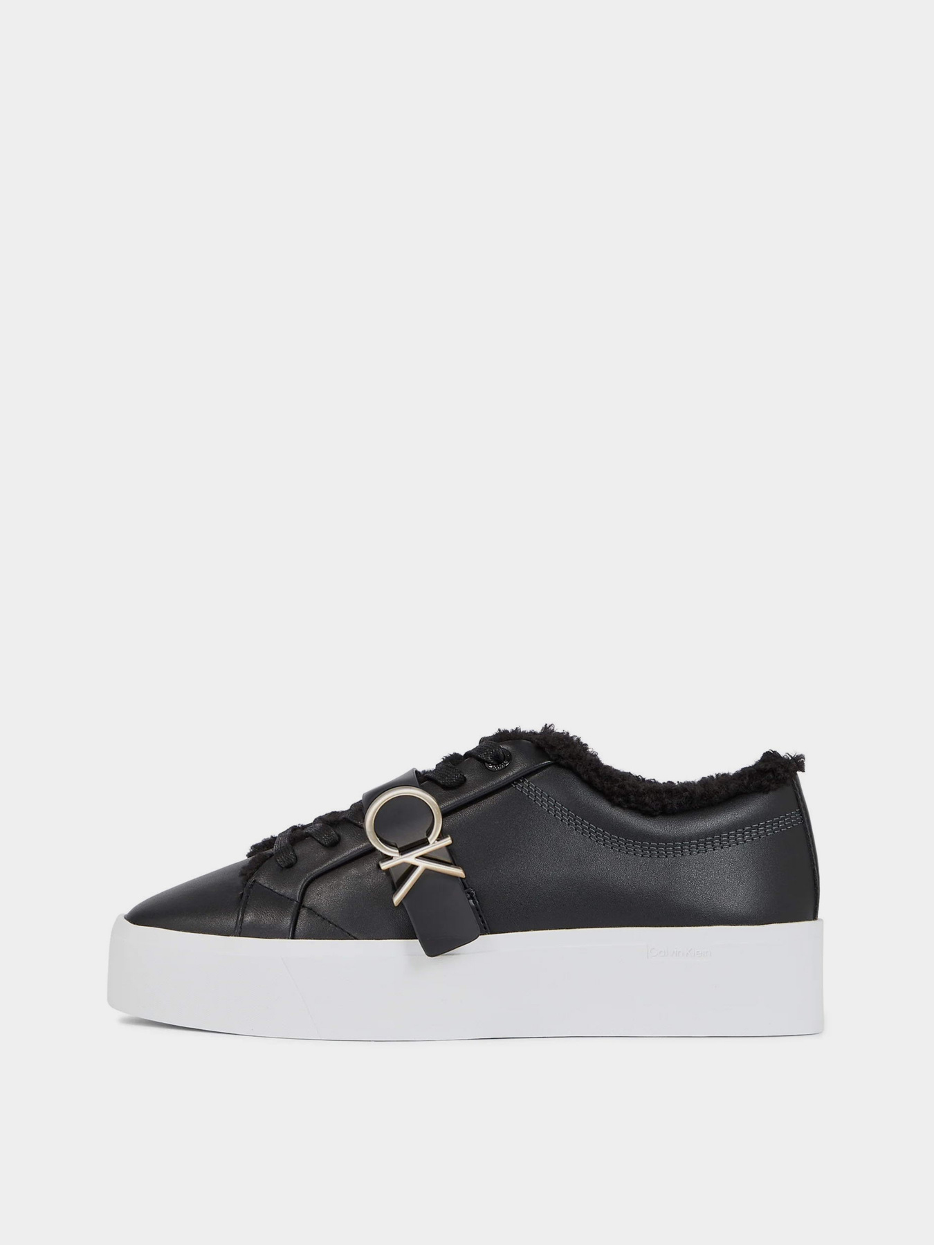 Кеди Calvin Klein Flatform Cupsole Lace Up W/Hw Wl модель HW0HW01671-BEH Кеди Calvin Klein Flatform Cupsole Lace Up W/Hw Wl модель HW0HW01671-BEH Фото