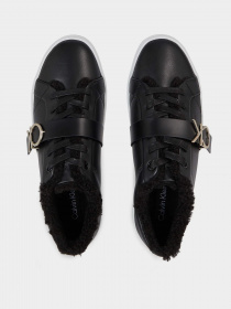 Кеди низькі Calvin Klein Flatform Cupsole Lace Up W/Hw Wl модель HW0HW01671-BEH Фото
