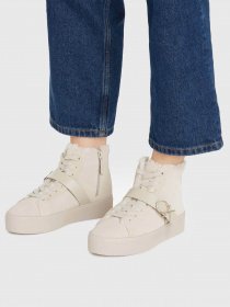 Кеды высокие Calvin Klein Fltfrm Cupsole Ht W/Hw Sue Wl модель HW0HW01819-ABY Фото