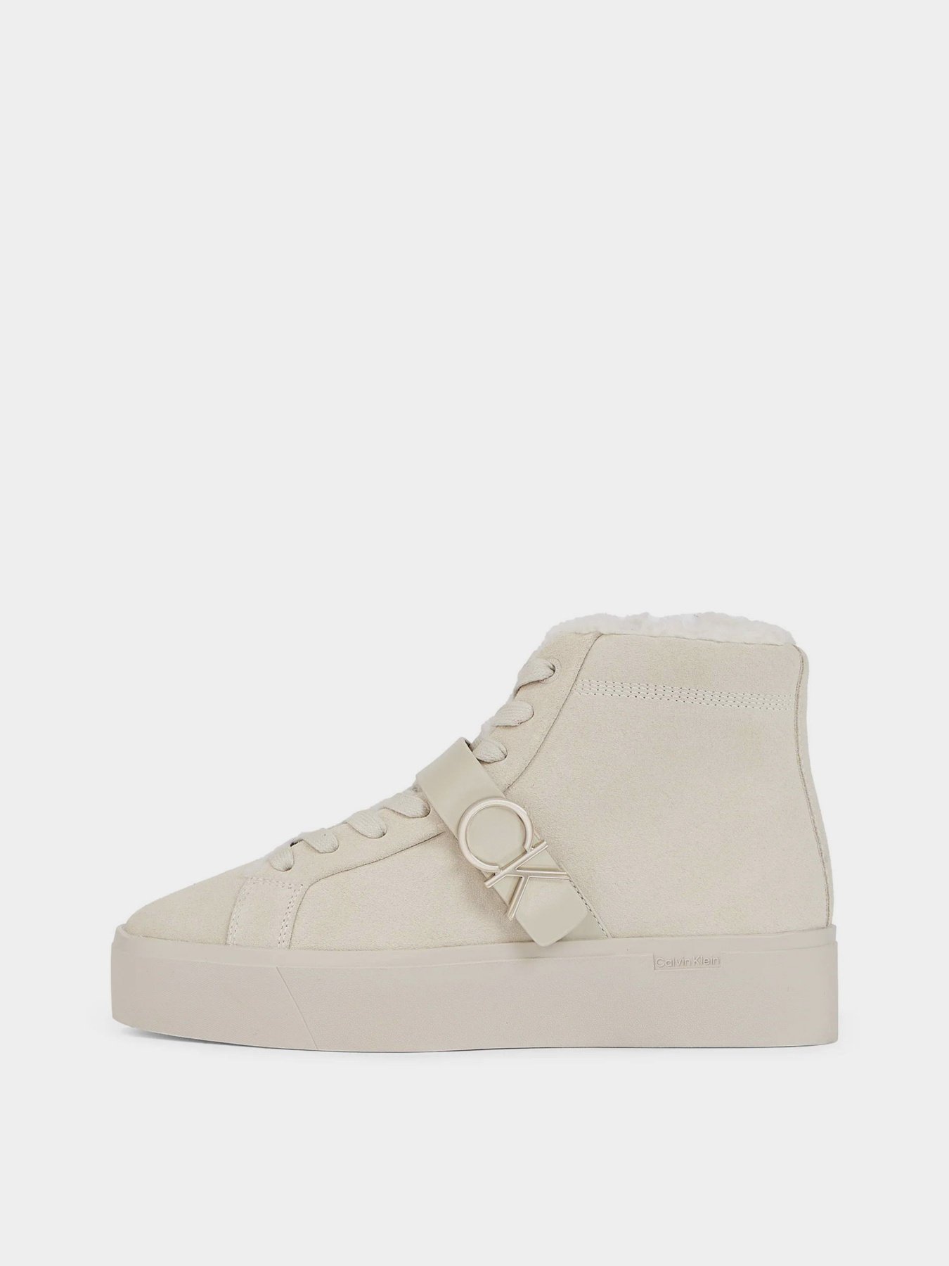 Кеди високі Calvin Klein Fltfrm Cupsole Ht W/Hw Sue Wl модель HW0HW01819-ABY Фото