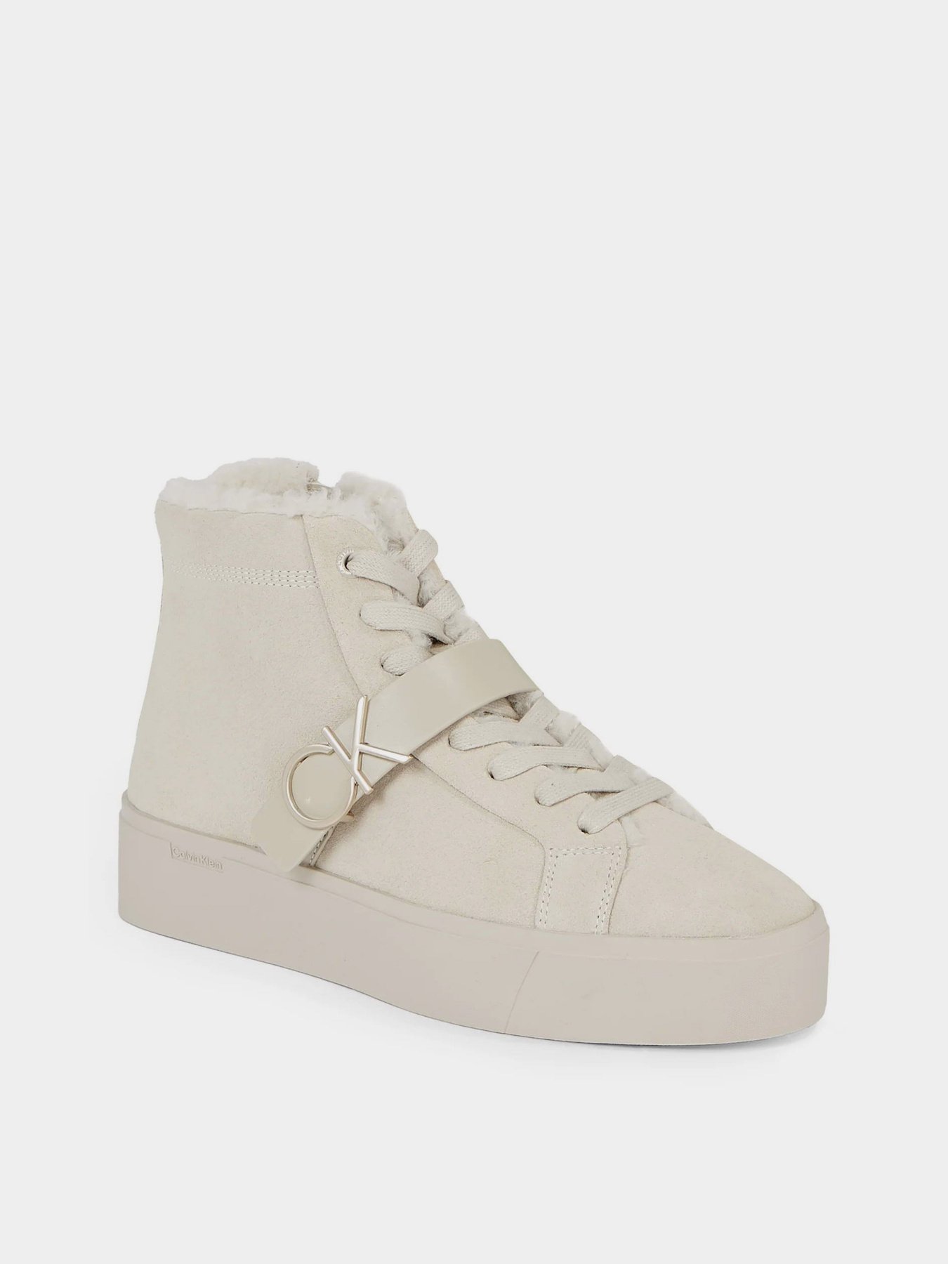 Кеди високі Calvin Klein Fltfrm Cupsole Ht W/Hw Sue Wl модель HW0HW01819-ABY Фото