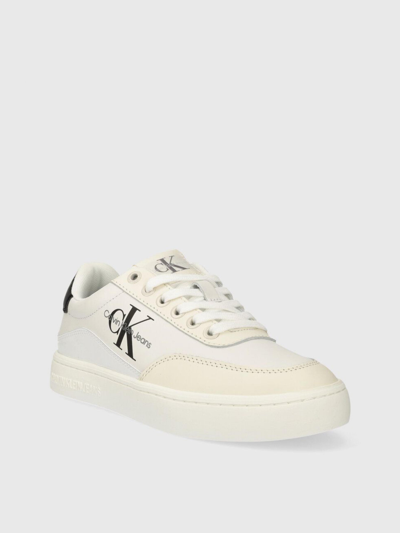 Кроссовки Calvin Klein Classic Cupsole Low Lace Lth Ml модель YW0YW01296-01W Фото