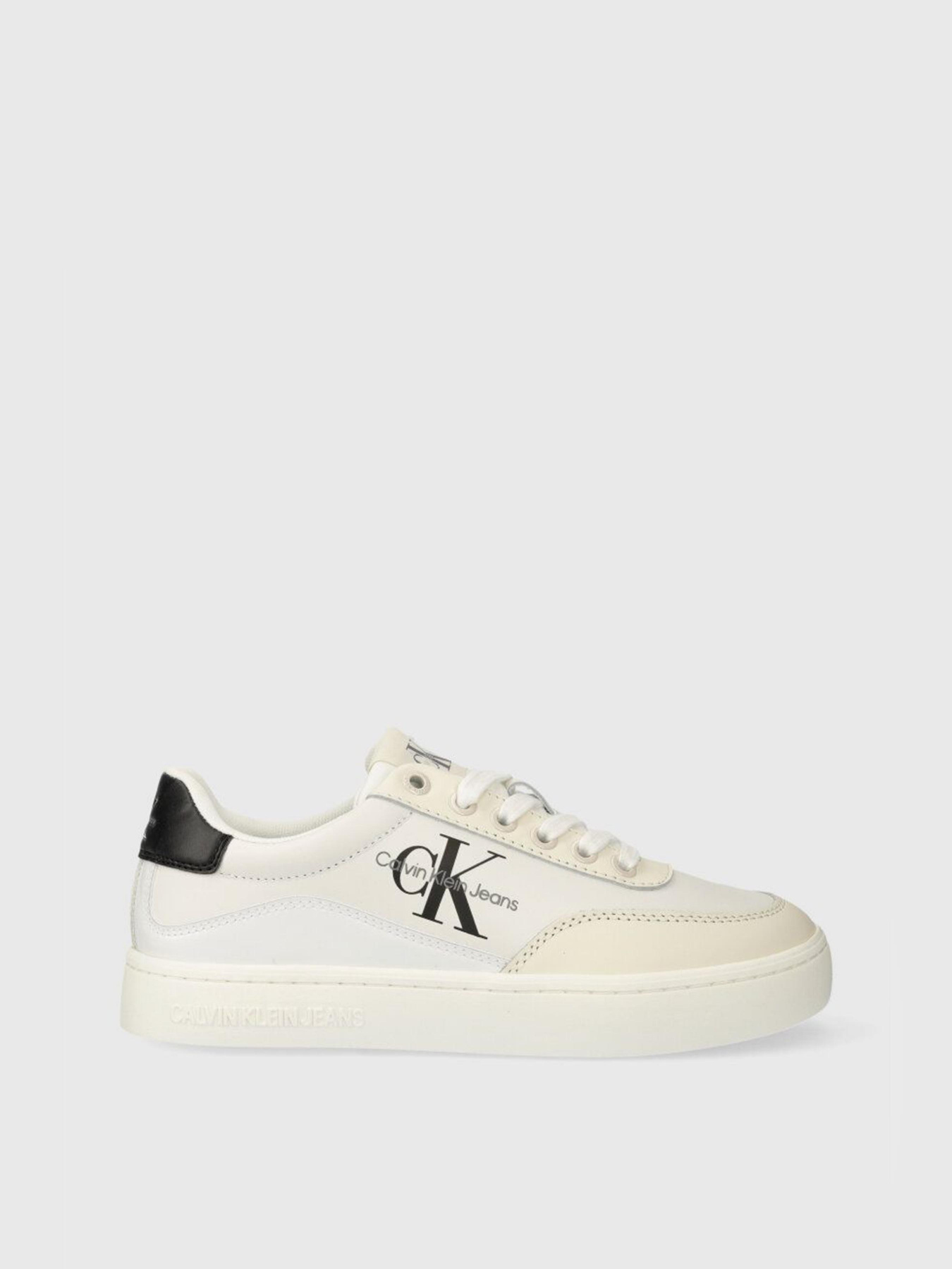 Кроссовки Calvin Klein Classic Cupsole Low Lace Lth Ml модель YW0YW01296-01W Фото