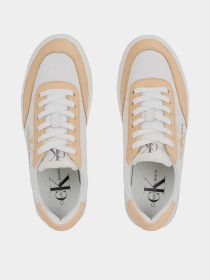 Кроссовки повседневные Calvin Klein Classic Cupsole Low Lace Lth Ml модель YW0YW01296-02S Кроссовки повседневные Calvin Klein Classic Cupsole Low Lace Lth Ml модель YW0YW01296-02S Фото