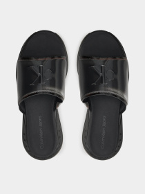 Шлепанцы Calvin Klein Chunky Comf Slide Mg Mr Met модель YW0YW01512-0GN Фото