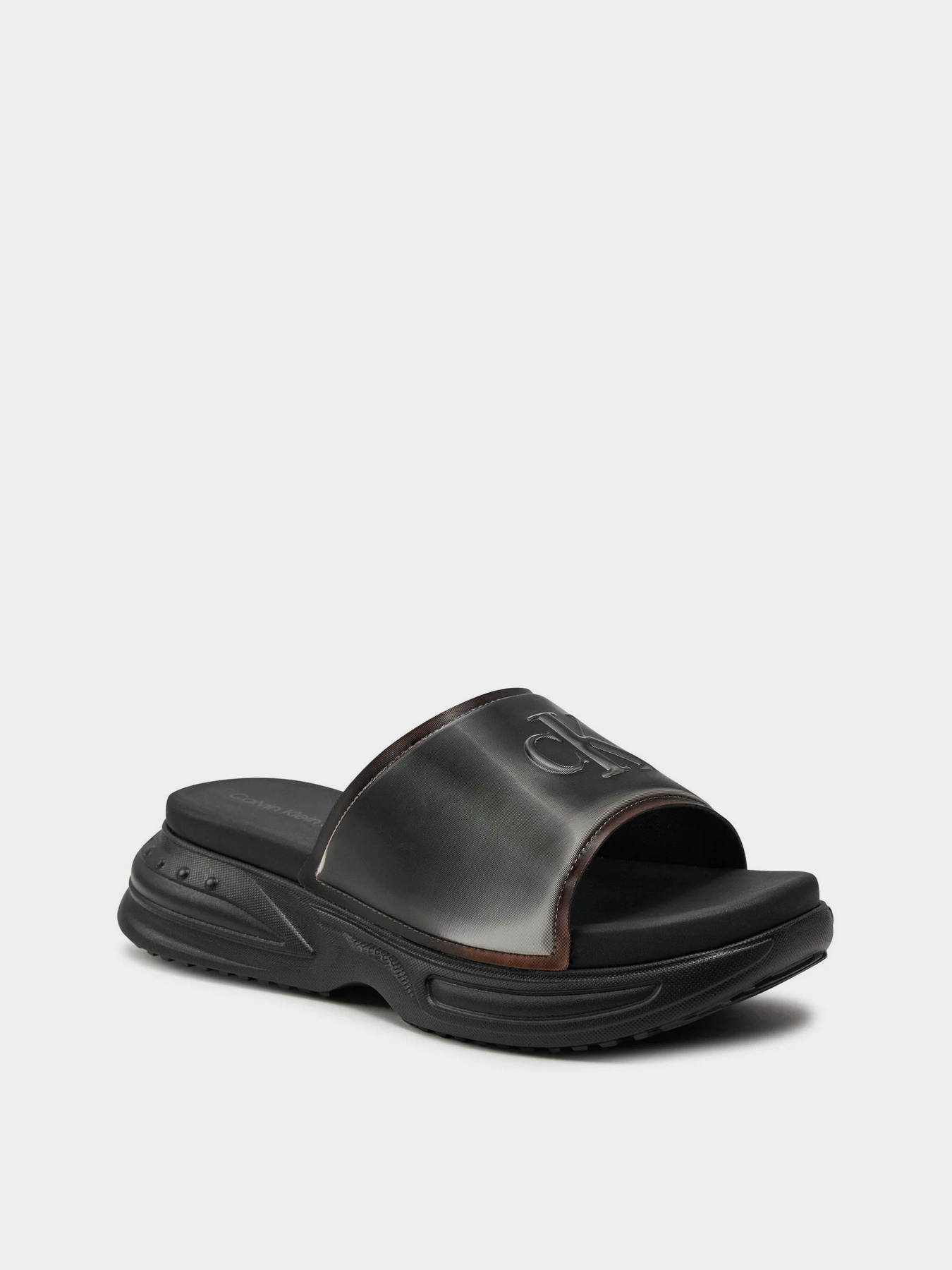 Шльопанці Calvin Klein Chunky Comf Slide Mg Mr Met модель YW0YW01512-0GN Фото