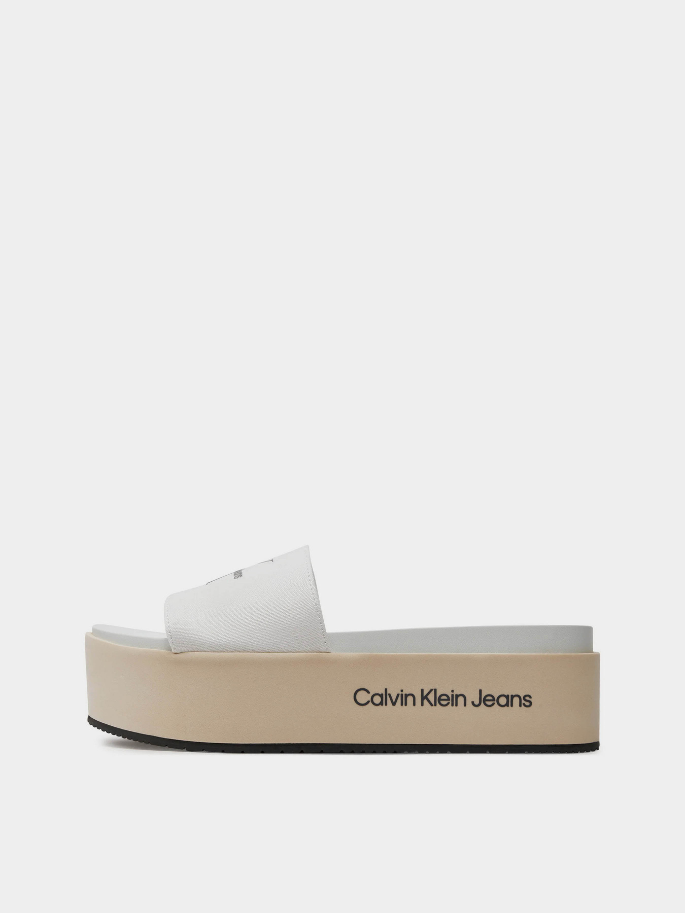 Шлепанцы Calvin Klein Flatform Sandal Met модель YW0YW01036-0F9 Фото