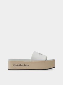 Шлепанцы Calvin Klein Flatform Sandal Met модель YW0YW01036-0F9 Фото