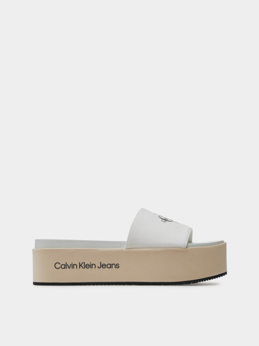 Шлепанцы Calvin Klein Flatform Sandal Met модель YW0YW01036-0F9 Фото