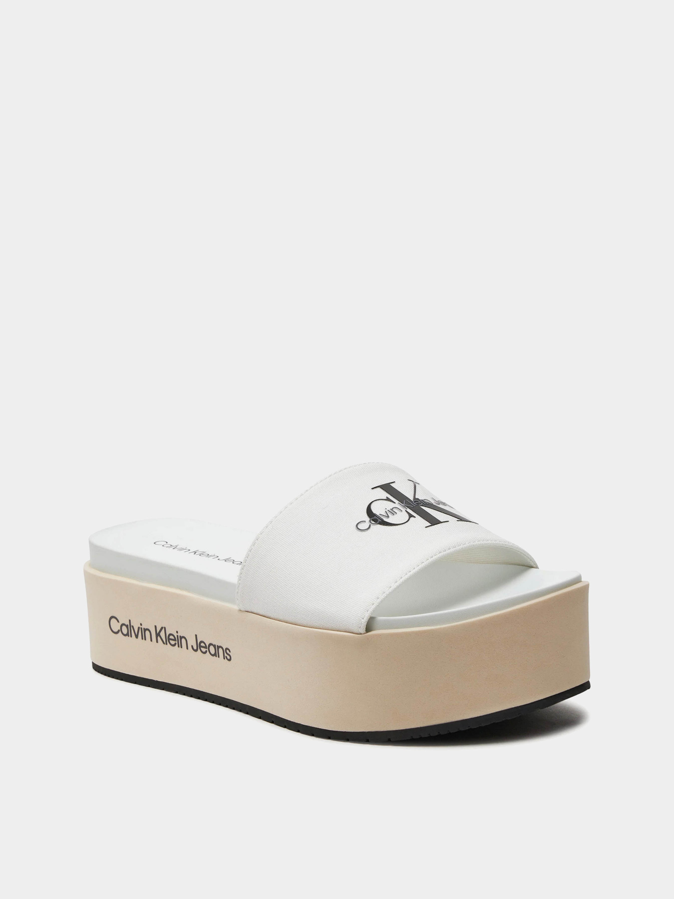 Шльопанці Calvin Klein Flatform Sandal Met модель YW0YW01036-0F9 Фото