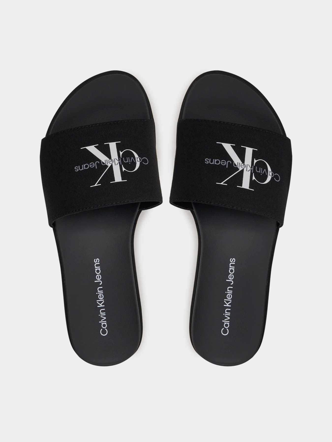 Шлепанцы Calvin Klein Flatform Sandal Met модель YW0YW01036-BDS Фото