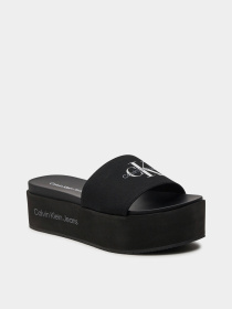 Шлепанцы Calvin Klein Flatform Sandal Met модель YW0YW01036-BDS Фото