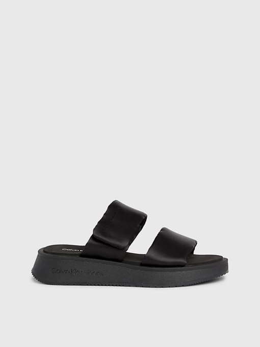 Шлёпанцы Calvin Klein Slide Double Strap Sandal Dc модель YW0YW01355-BEH Фото