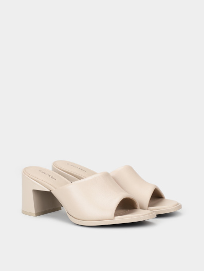 Шлепанцы Calvin Klein Heel Mule 60 Lth модель HW0HW01941-ACE — фото 3 - INTERTOP