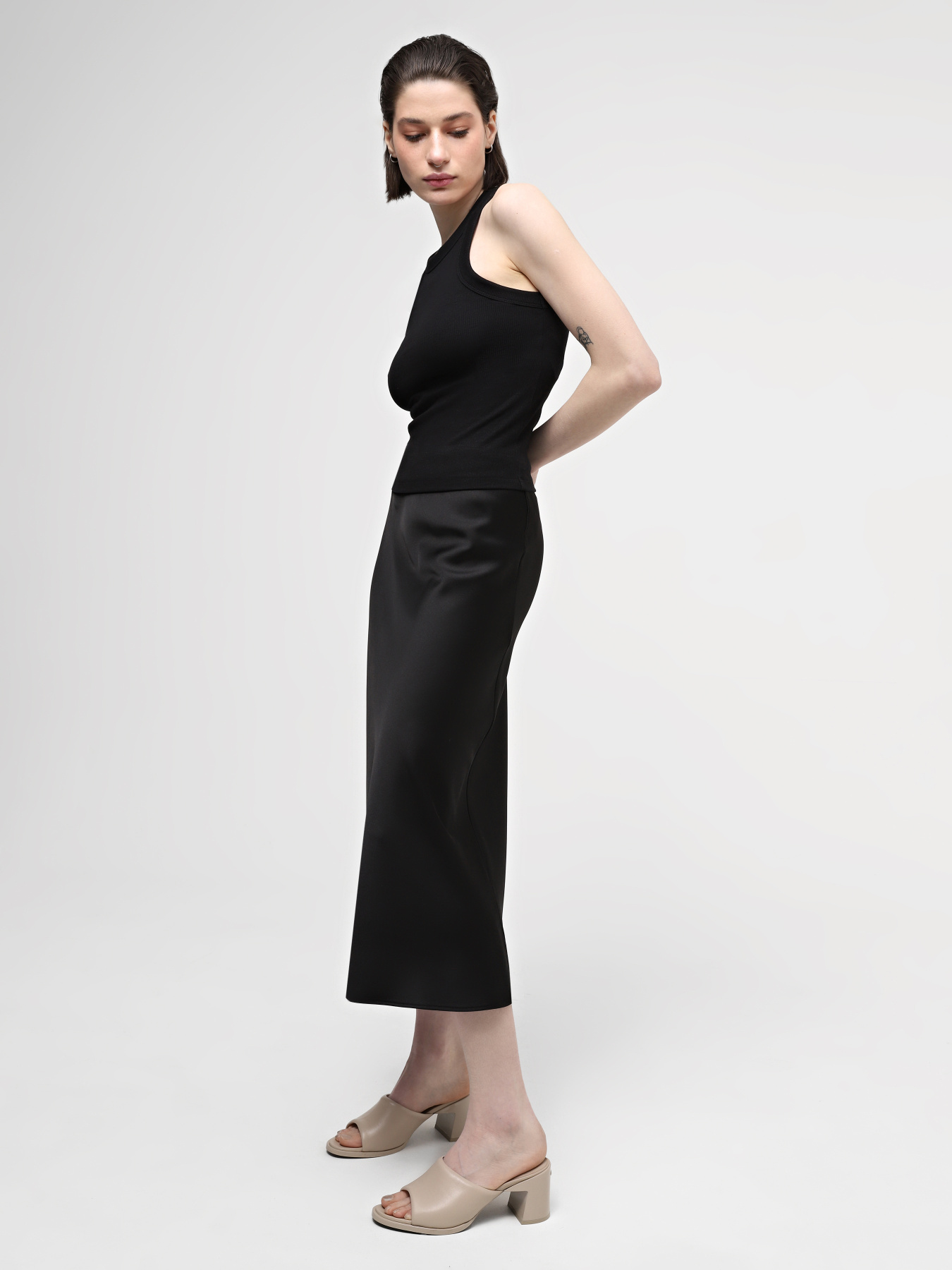 Мюлі Calvin Klein Heel Mule 60 Lth модель HW0HW01941-ACE Фото