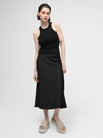 Шльопанці Calvin Klein Flatform Slide Lth модель HW0HW01943-0F8 Фото