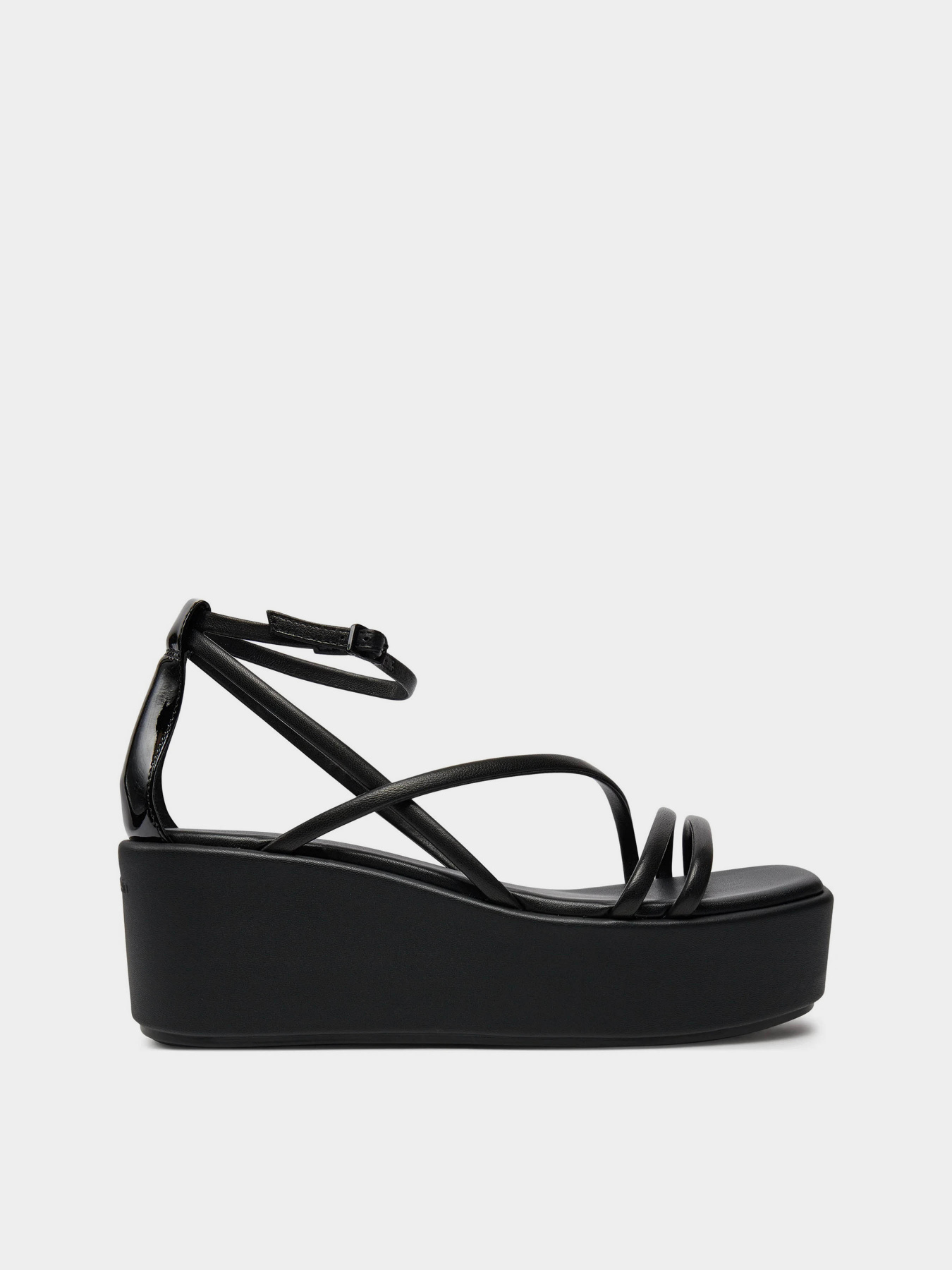 Босоніжки Calvin Klein Wedge Sandal 30 Lth модель HW0HW01949-BEH Фото
