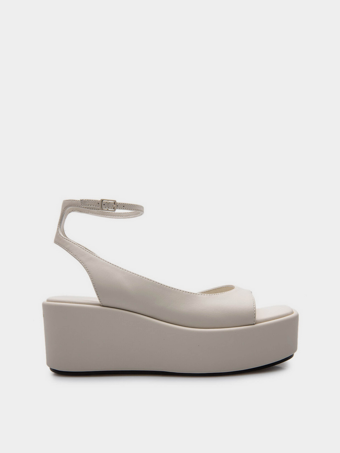 Босоножки Calvin Klein Wedge Peep Toe Sandal 30 Lth модель HW0HW01950-ACG Фото