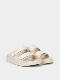 Шлепанцы Calvin Klein Flat Adj Slide Calvin Mtl Lth модель HW0HW01954-ACE Фото