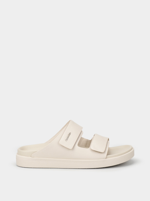 Шльопанці Calvin Klein Flat Adj Slide Calvin Mtl Lth модель HW0HW01954-ACE Фото