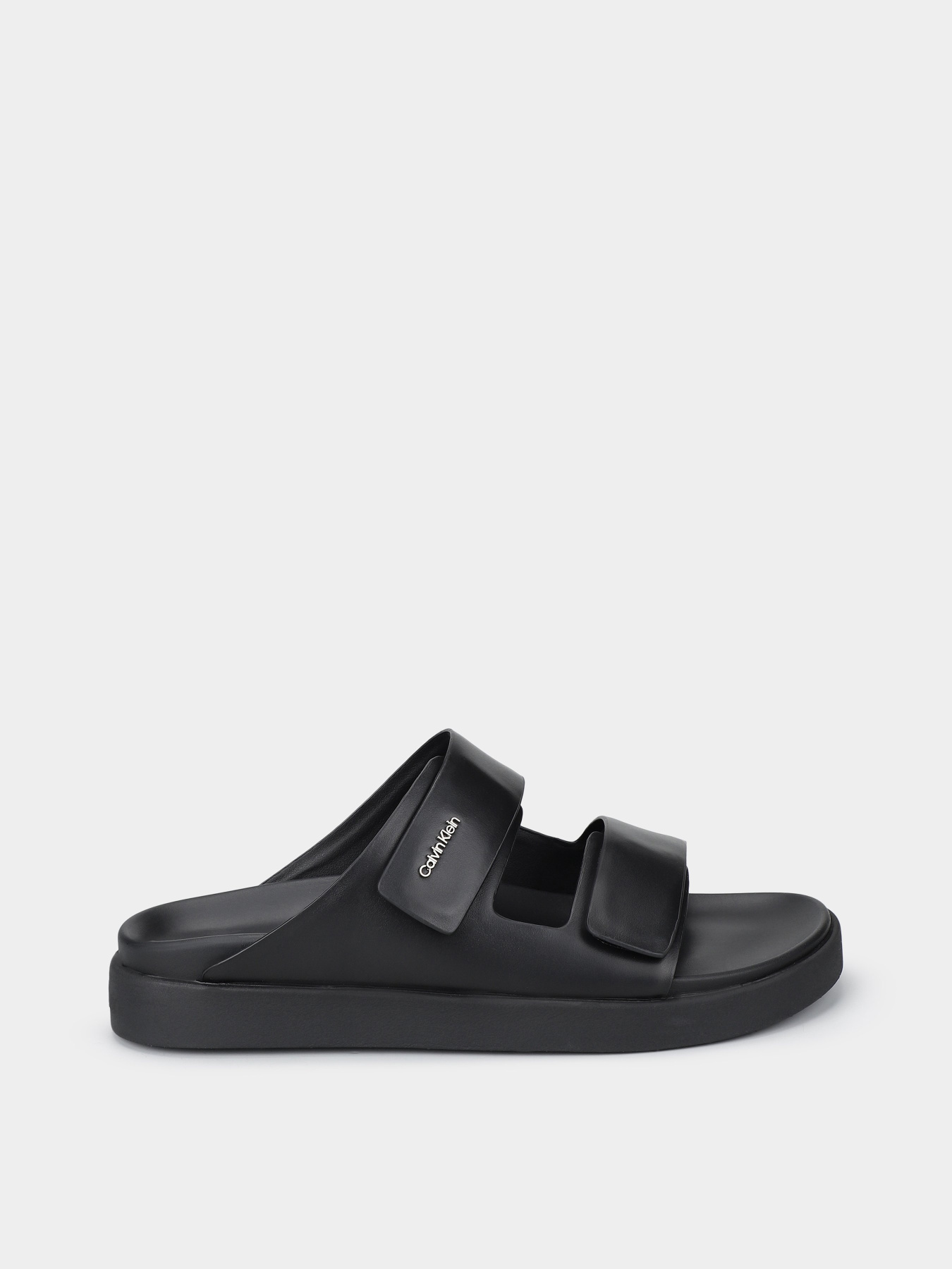 Шлепанцы Calvin Klein Flat Adj Slide Calvin Mtl Lth модель HW0HW01954-BEH Фото