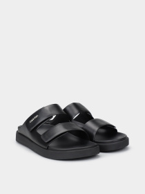 Шлепанцы Calvin Klein Flat Adj Slide Calvin Mtl Lth модель HW0HW01954-BEH Фото