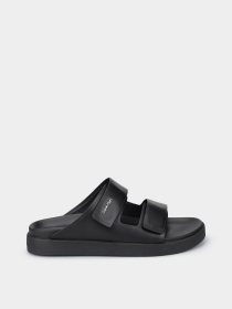 Шлепанцы Calvin Klein Flat Adj Slide Calvin Mtl Lth модель HW0HW01954-BEH Фото
