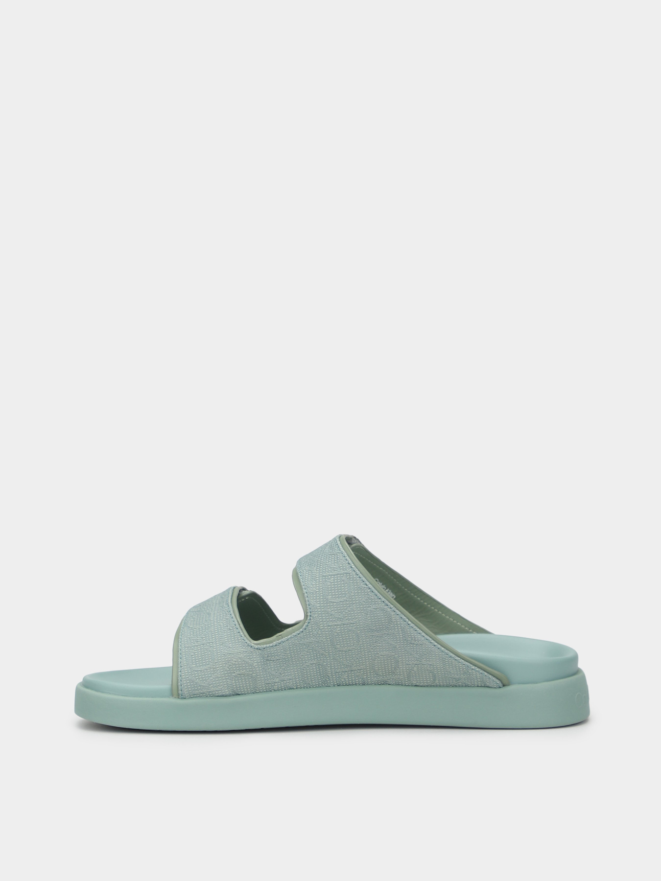 Шлепанцы Calvin Klein Flat Adj Slide Mono Jacq модель HW0HW01955-MSW Фото