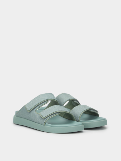 Шльопанці Calvin Klein Flat Adj Slide Mono Jacq модель HW0HW01955-MSW — фото 3 - INTERTOP