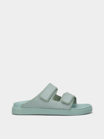 Шлёпанцы Calvin Klein Flat Adj Slide Mono Jacq модель HW0HW01955-MSW Фото