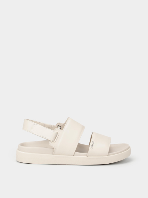 Сандалии Calvin Klein Flat Sandal Calvin Mtl Lth модель HW0HW01984-ACE Фото