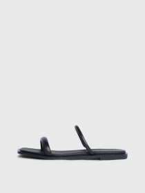 Шлепанцы Calvin Klein Flat Slide Lth модель HW0HW02127-BEH Фото