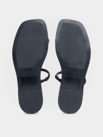 Шлепанцы Calvin Klein Flat Slide Lth модель HW0HW02127-BEH Фото