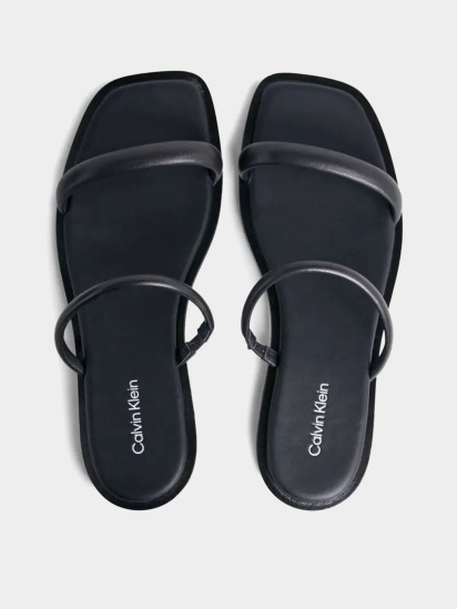 Шльопанці Calvin Klein Flat Slide Lth модель HW0HW02127-BEH — фото 4 - INTERTOP