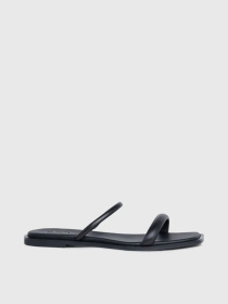 Шлепанцы Calvin Klein Flat Slide Lth модель HW0HW02127-BEH Фото