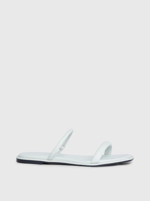 Шлепанцы Calvin Klein Flat Slide Lth модель HW0HW02127-LIA Фото