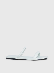 Шлепанцы Calvin Klein Flat Slide Lth модель HW0HW02127-LIA Фото