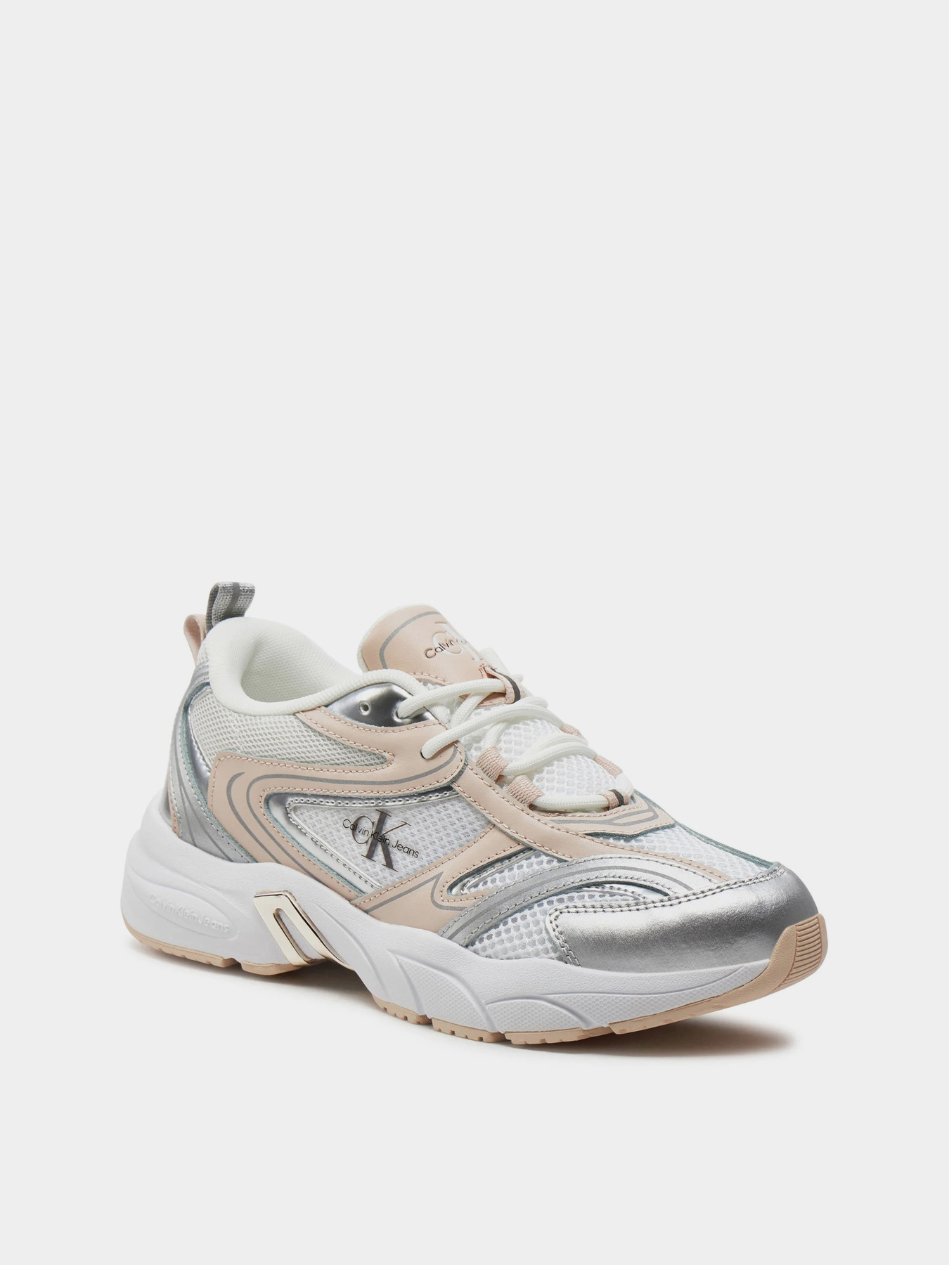 Кроссовки Calvin Klein Retro Tennis Low Lace Mh Ml Mr модель YW0YW01381-02S Фото