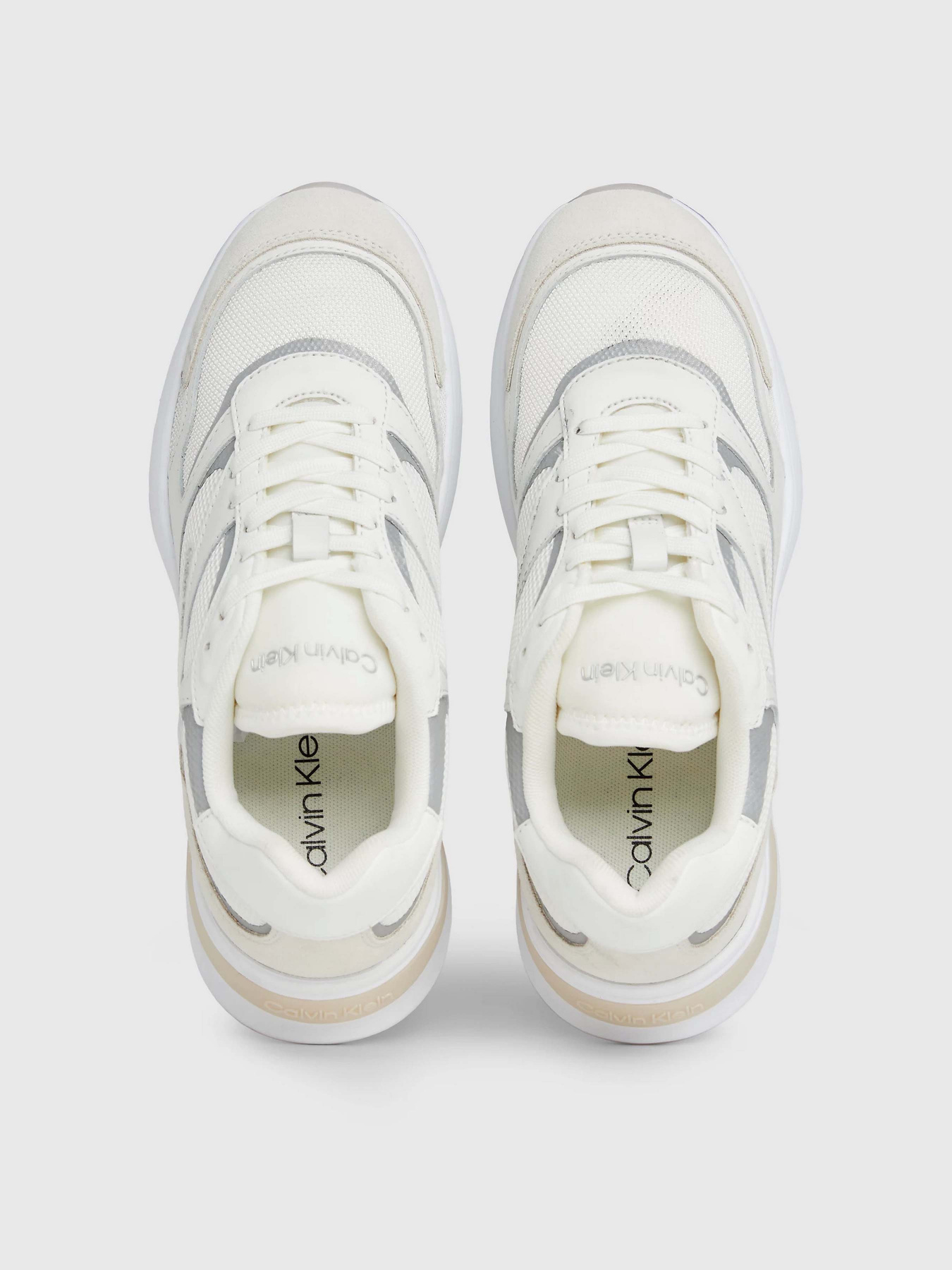 Кроссовки повседневные Calvin Klein Runner Lace Up Mesh модель HW0HW02133-02R Кроссовки повседневные Calvin Klein Runner Lace Up Mesh модель HW0HW02133-02R Фото