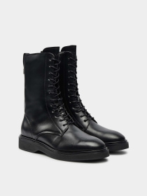 Сапоги Calvin Klein Flat Mid Lace Up модель HW0HW02181-BEH Фото