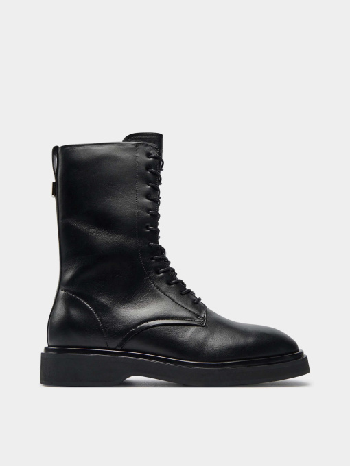 Сапоги Calvin Klein Flat Mid Lace Up модель HW0HW02181-BEH Фото