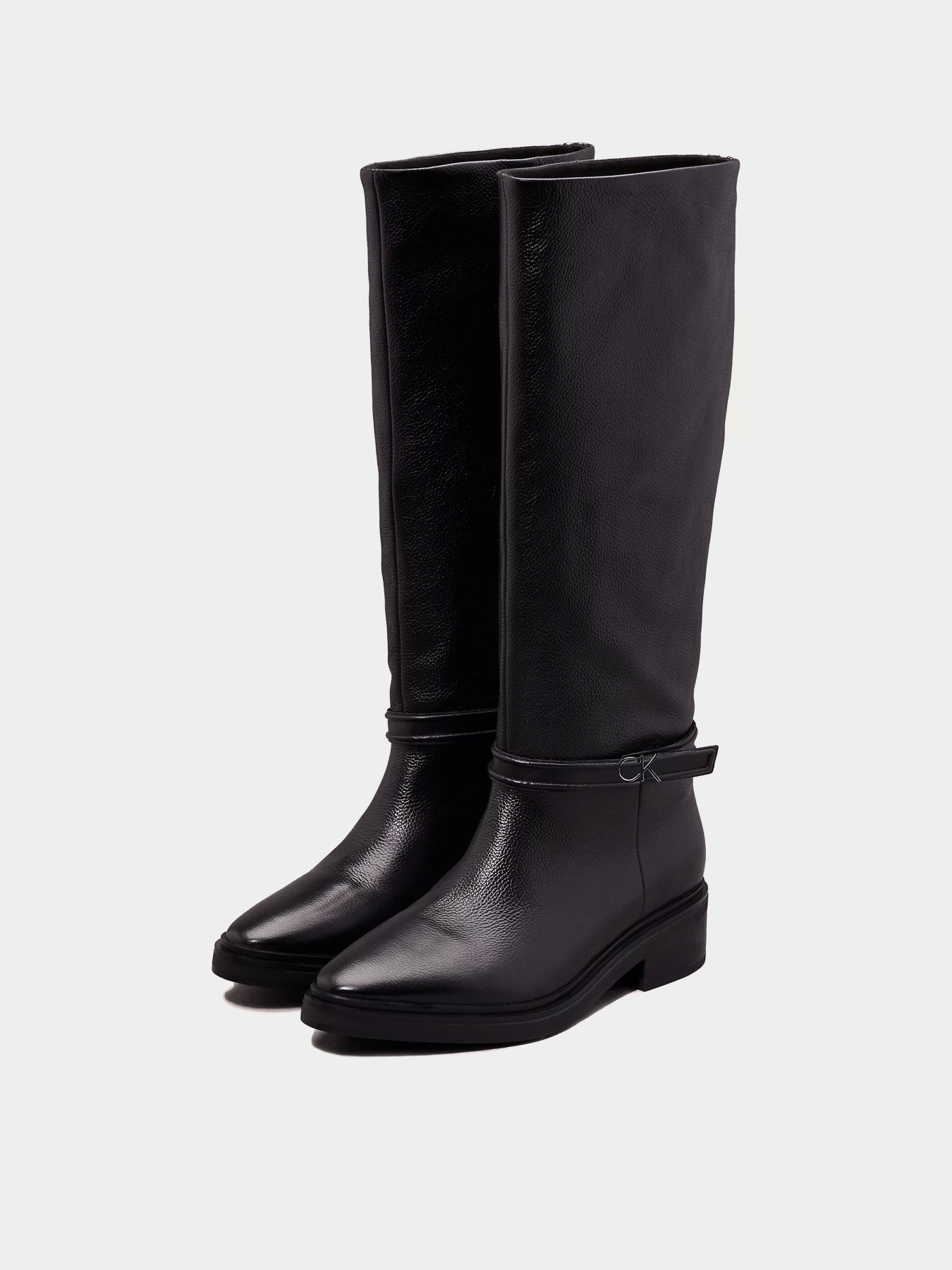 Чоботи Calvin Klein Heel Knee Boot 30 модель HW0HW02184-BEH Фото